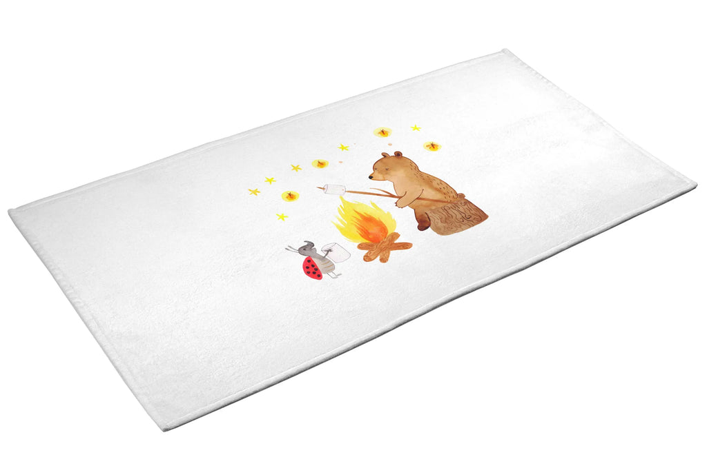Hand towel Bear & Ladybird campfire bath towel, children, bathroom, big, Towel, towels, baby, bear, teddy, teddy bear, cuddly toy, Campfire