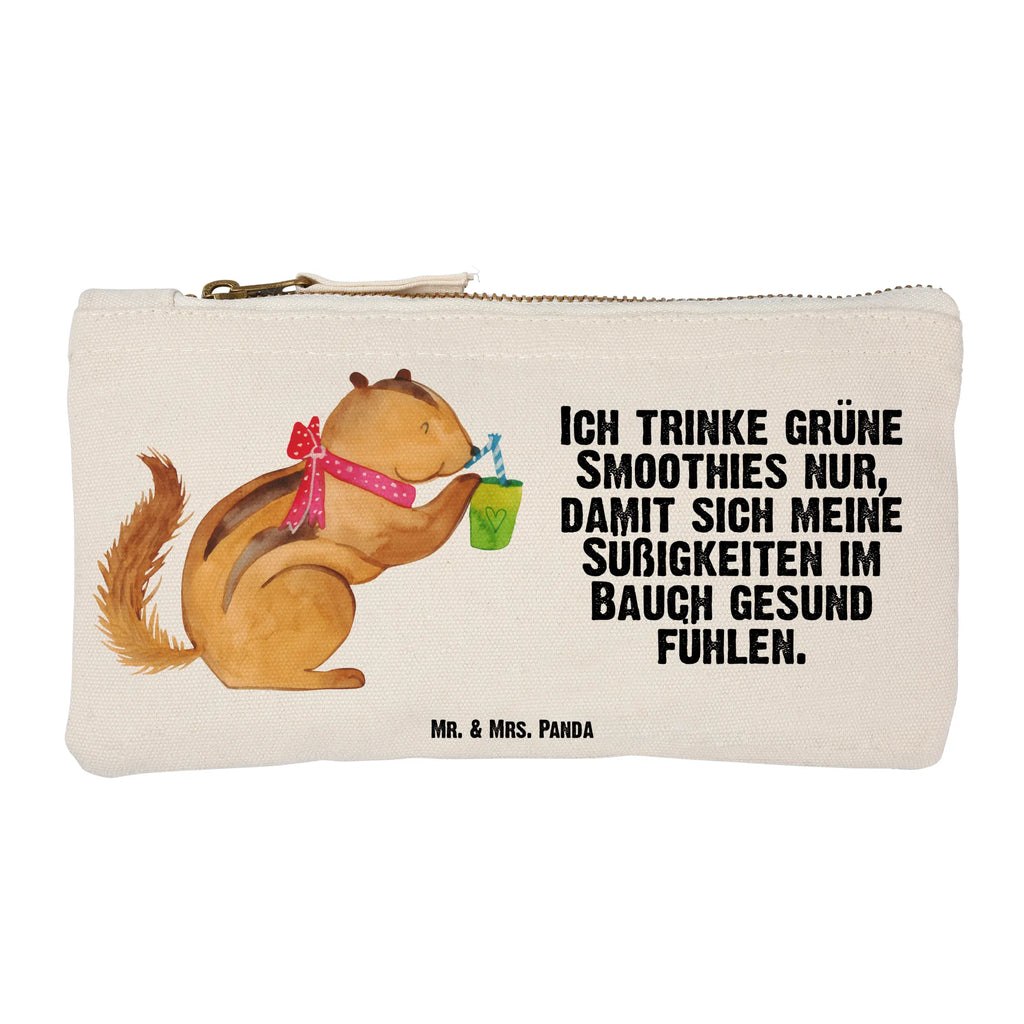 Make-up bag Squirrel smoothies Schminkbeutel, Kulturtasche, toiletry bag, pinsel tasche, utensilientasche, beauty tasche, Mäppchen, beauty case, Federmappe, Kulturbeutel, Waschbeutel, aufbewahrungstasche, aufbewahrungsbeutel, Schlampermäppchen, Etui, Kosmetiktasche, kosmetiktäschchen, Schminktasche, Schminktäschchen, Waschtasche, pencil case, Stiftemäppchen, Kosmetikbeutel, Tiermotive, Tiere, Lustige Sprüche, Gute Laune, Diät, Green Smoothies, Eichhörnchen, Abnehmen, Streifenhörnchen
