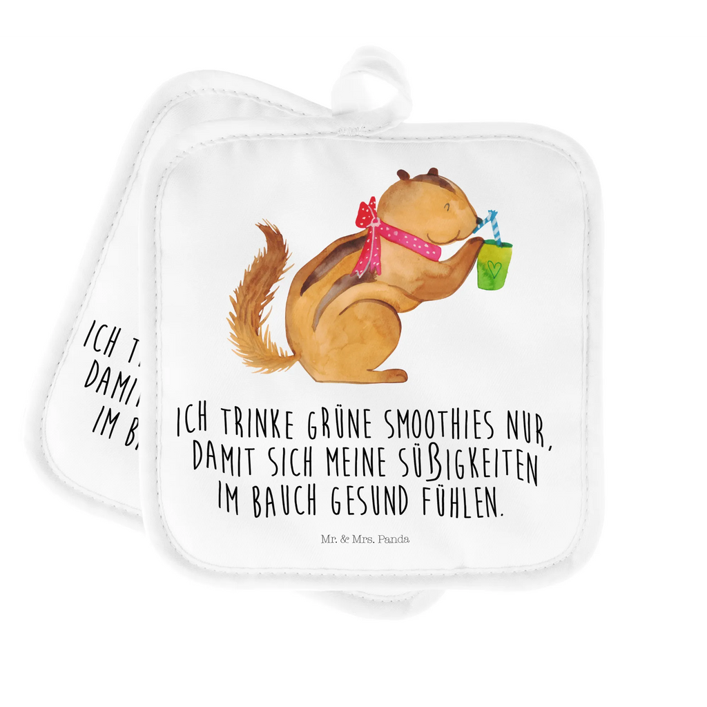 2er Set Topflappen  Eichhörnchen Smoothie topfhalter, Topfhandschuhe, Topflappen Set, Topflappen, Topflappenset, Topfuntersetzer, 2er Set Topflappen, Topflappen 2er Set, Lustige Sprüche, Tiere, Tiermotive, Gute Laune, Diät, Abnehmen, Eichhörnchen, Streifenhörnchen, Green Smoothies