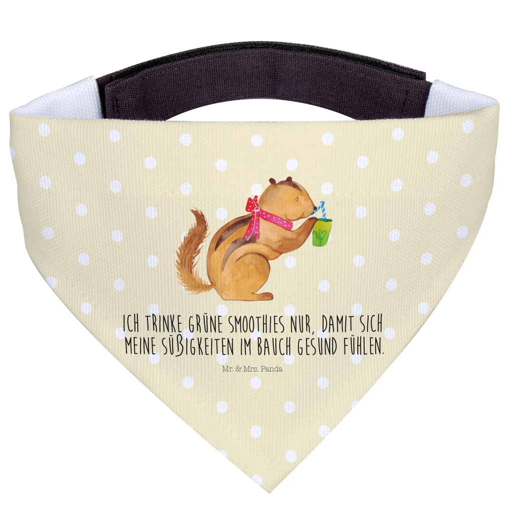 Hundehalstuch Eichhörnchen Smoothie mittel, Hundehalstuch, Halstuch, Hunde, mittelgroße Hunde, Tuch, Tiermotive, Gute Laune, lustige Sprüche, Tiere, Eichhörnchen, Green Smoothies, Diät, Abnehmen, Streifenhörnchen