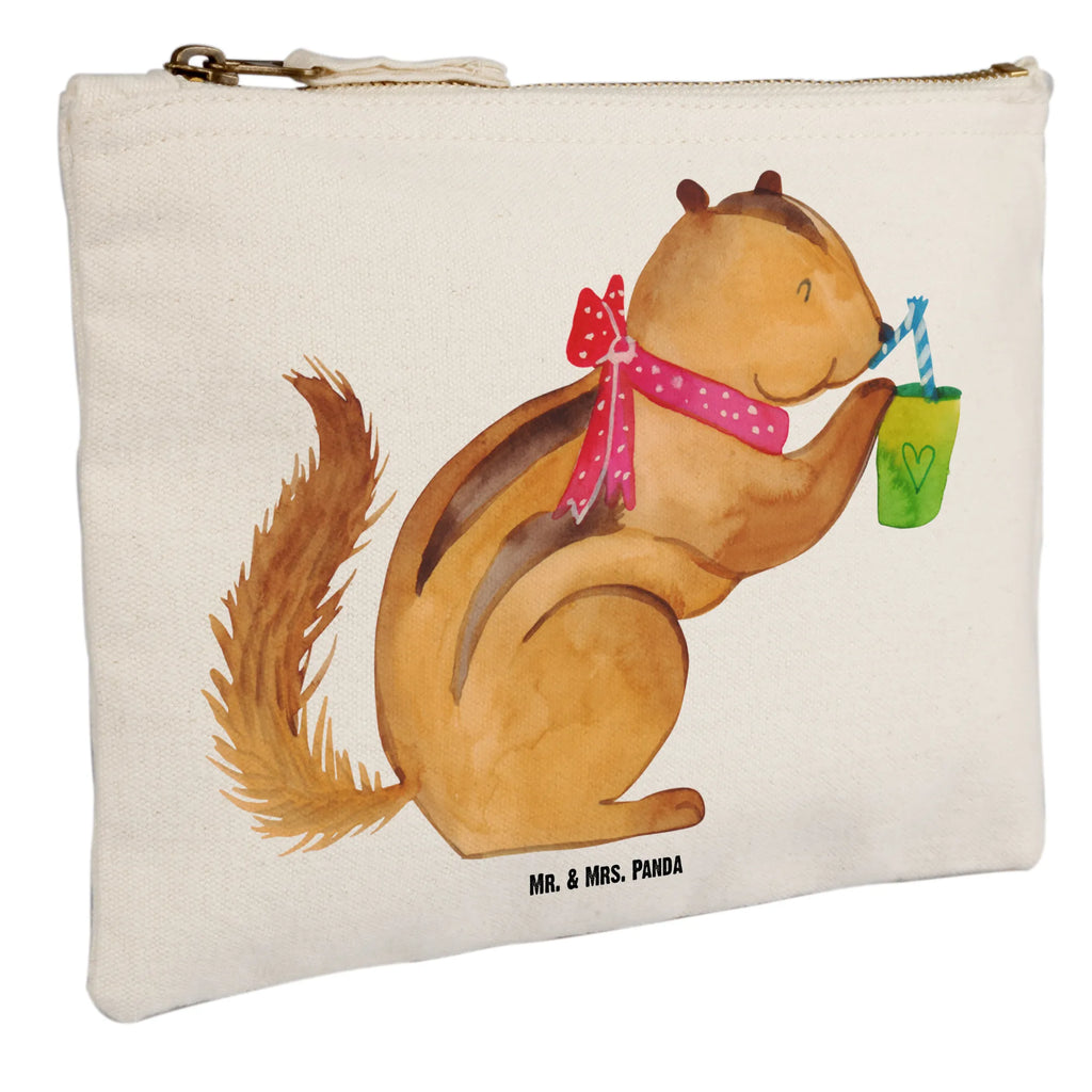 Make-up bag Squirrel smoothies Schminkbeutel, Kulturtasche, toiletry bag, pinsel tasche, utensilientasche, beauty tasche, Mäppchen, beauty case, Federmappe, Kulturbeutel, Waschbeutel, aufbewahrungstasche, aufbewahrungsbeutel, Schlampermäppchen, Etui, Kosmetiktasche, kosmetiktäschchen, Schminktasche, Schminktäschchen, Waschtasche, pencil case, Stiftemäppchen, Kosmetikbeutel, Tiermotive, Tiere, Lustige Sprüche, Gute Laune, Diät, Green Smoothies, Eichhörnchen, Abnehmen, Streifenhörnchen
