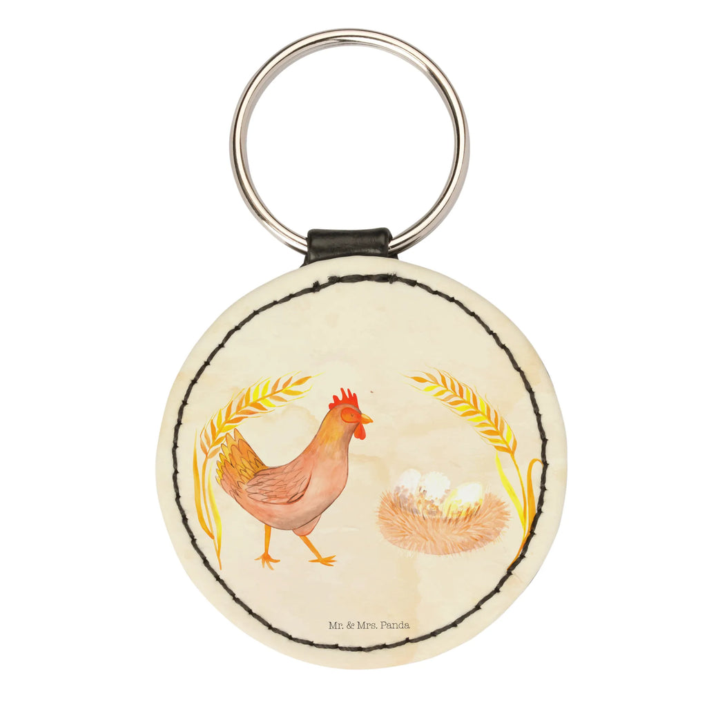 Okrągły brelok kurczak Dumny Gospodarstwo, zwierzęta gospodarskie, rolnik, rolniczka