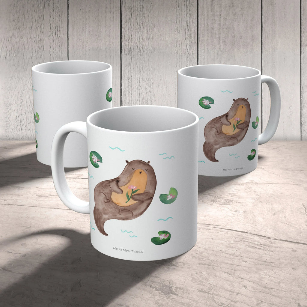 Mug otter Water Lily coffee mug, custom mug, office mug, personalized mug, mug with designs, porcelain mug, mug with quotes, mug, ceramic mug, latte mug, tea mug, gift mug, novelty mug, otter, marten, sea otter, European otter, water mammal, aquatic animal, baby otter, predator, water, otter gifts, animal lover, gift ideas for animal lovers, animal, mammal, water animal, gifts for people in love