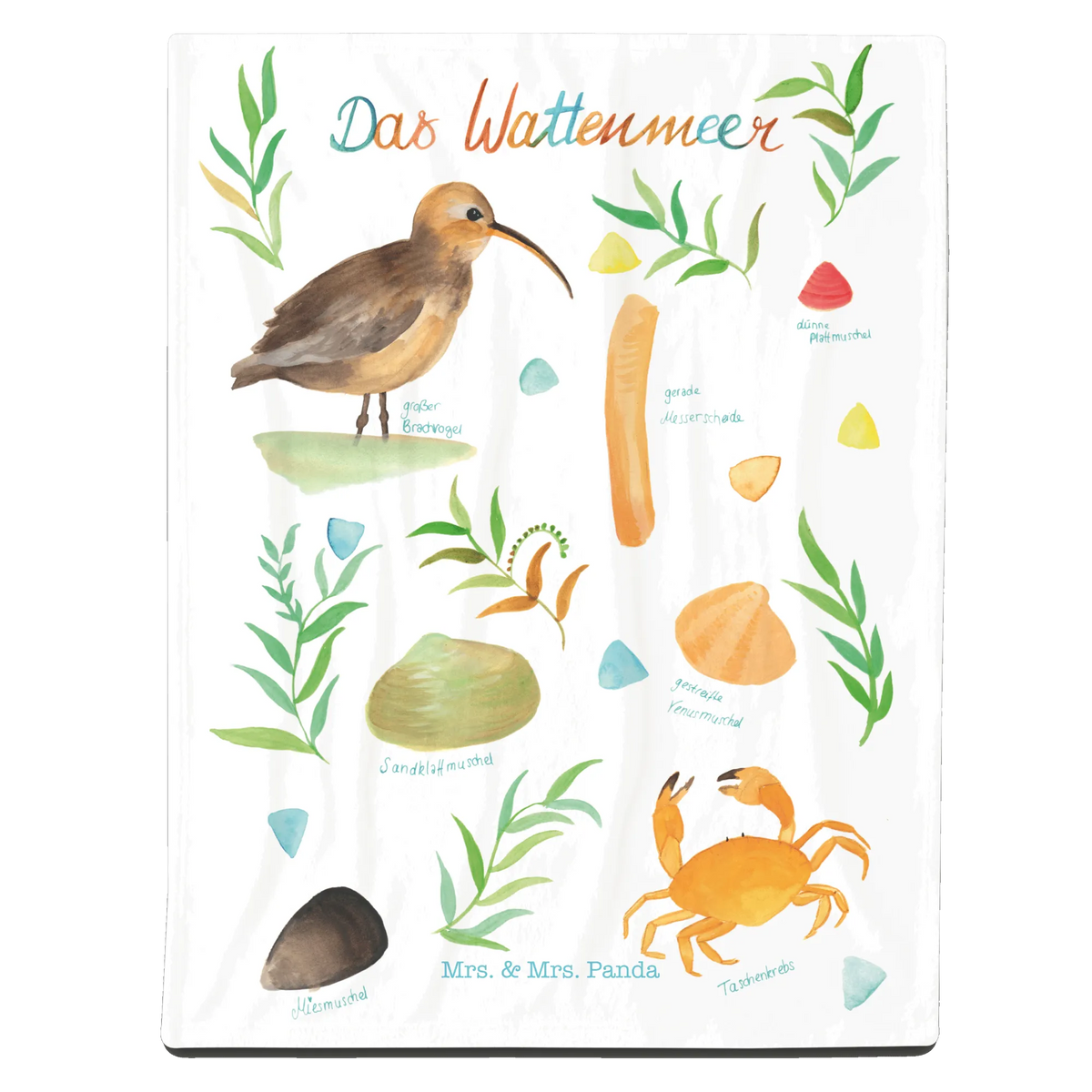 Baby blanket Wadden Sea Nature, joy of life, love, Gift Maritime, Wadden Sea, Birds, Baltic Sea, Decoration Bathroom, Nature Motif, Ebb, Shell, North Sea, Sea, Lake, Flood
