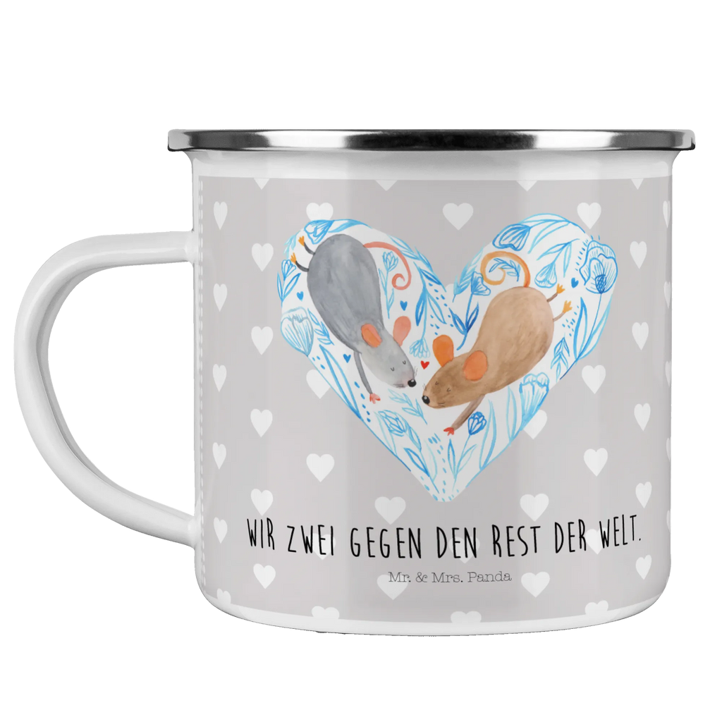 Enamel camping mug Mice heart Pott, wanderbecher, Reisebecher, becher emaille, Teetasse, Campingtasse, Emaille Tasse, Tasse Emaille, Emailletasse, Teebecher, Tasse, wandertasse, metallbecher, reisetasse, emaillebecher, Blechtasse, Campingbecher, Trinkbecher, Emaille Becher, Kaffeebecher, Kaffeetasse, Metalltasse, blechbecher, Becher, Verlobung, Freund, Partner, Heiratsantrag, Freundin, Liebesgeschenk, Ehemann, Hocheitstag, Ehefrau, Heiraten, Jahrestag, Liebe, Liebesbeweis, Liebesbotschaft, Maus, Gemeinsamkeit, Hochzeit, Lieblingsmensch, Love, Mäuse, Geschenk für Zwei