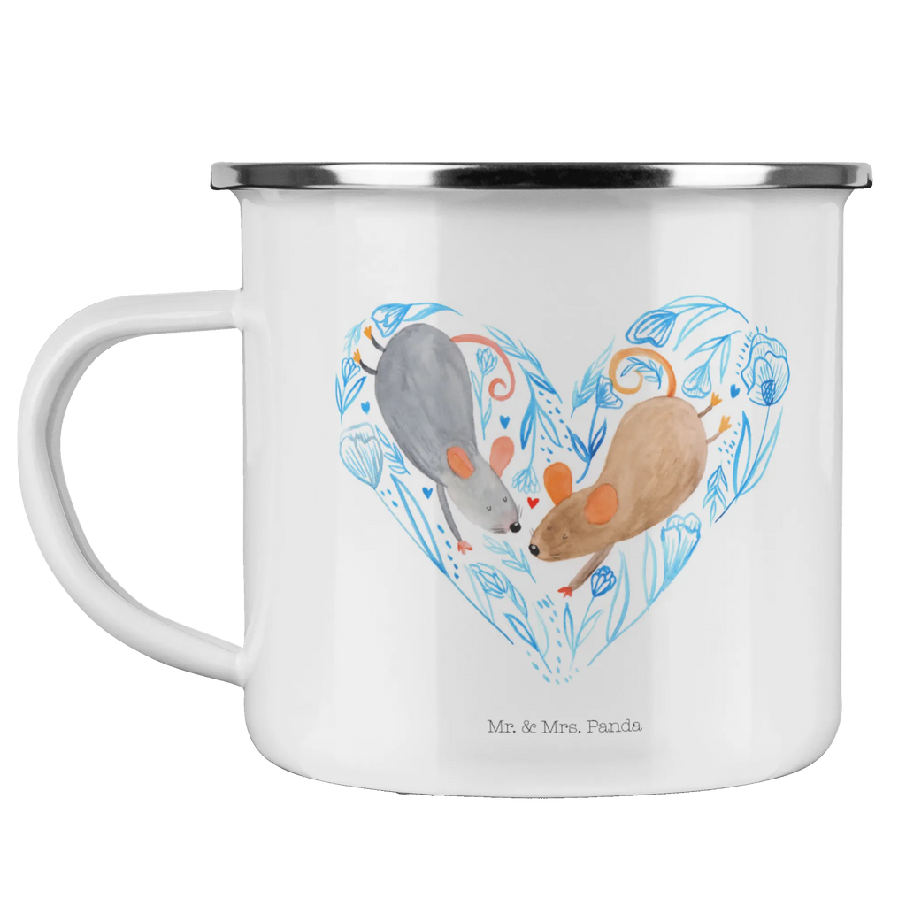 Enamel camping mug Mice heart Pott, wanderbecher, Reisebecher, becher emaille, Teetasse, Campingtasse, Emaille Tasse, Tasse Emaille, Emailletasse, Teebecher, Tasse, wandertasse, metallbecher, reisetasse, emaillebecher, Blechtasse, Campingbecher, Trinkbecher, Emaille Becher, Kaffeebecher, Kaffeetasse, Metalltasse, blechbecher, Becher, Verlobung, Freund, Partner, Heiratsantrag, Freundin, Liebesgeschenk, Ehemann, Hocheitstag, Ehefrau, Heiraten, Jahrestag, Liebe, Liebesbeweis, Liebesbotschaft, Maus, Gemeinsamkeit, Hochzeit, Lieblingsmensch, Love, Mäuse, Geschenk für Zwei