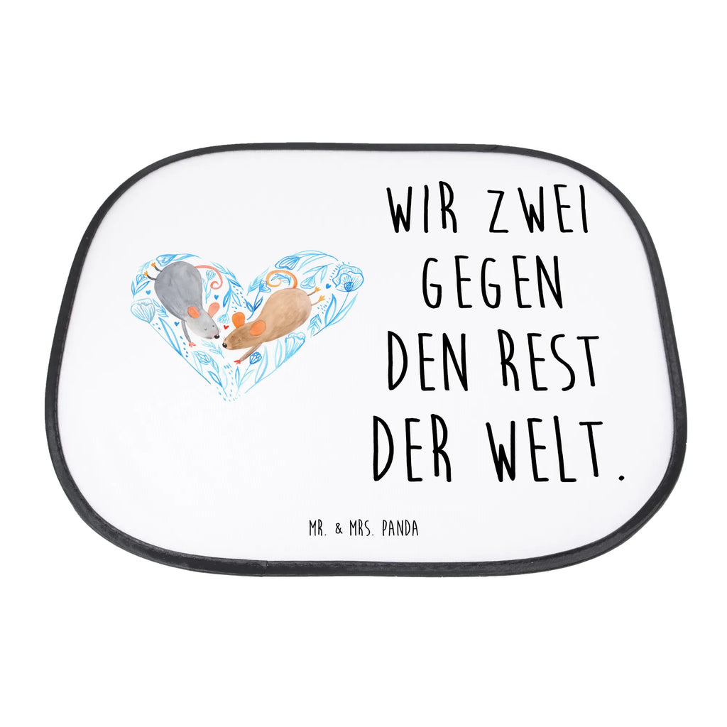 Osłona przeciwsłoneczna do samochodu Myszy serce Miłość, partner, przyjaciel, przyjaciółka, mąż, żona, wesele, zaręczyny, prośba o rękę, prezent miłosny, rocznica, dzień ślubu