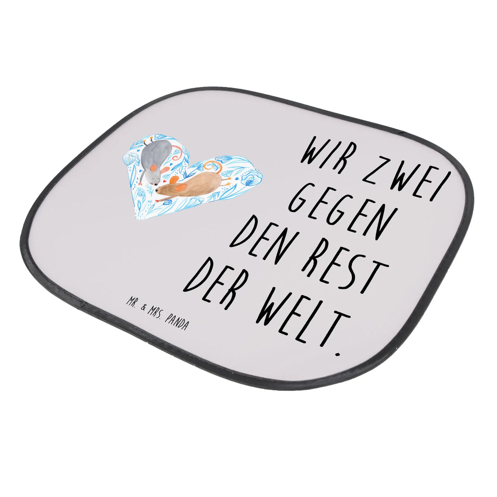 Osłona przeciwsłoneczna do samochodu Myszy serce Miłość, partner, przyjaciel, przyjaciółka, mąż, żona, wesele, zaręczyny, prośba o rękę, prezent miłosny, rocznica, dzień ślubu