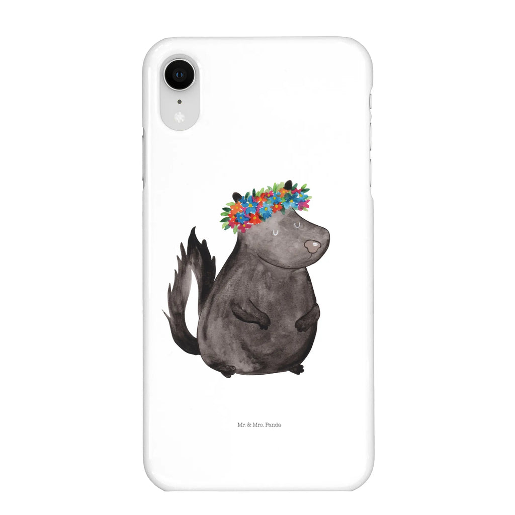 Handyhülle Stinktier Mädchen Cover, Hülle, Handy Case, Iphone 10, Handycover, Handyhülle, Iphone X, Handy, Stinktier, Skunk, Stinker, Namaste, Wildtier, Yoga, Raubtier, Stinki