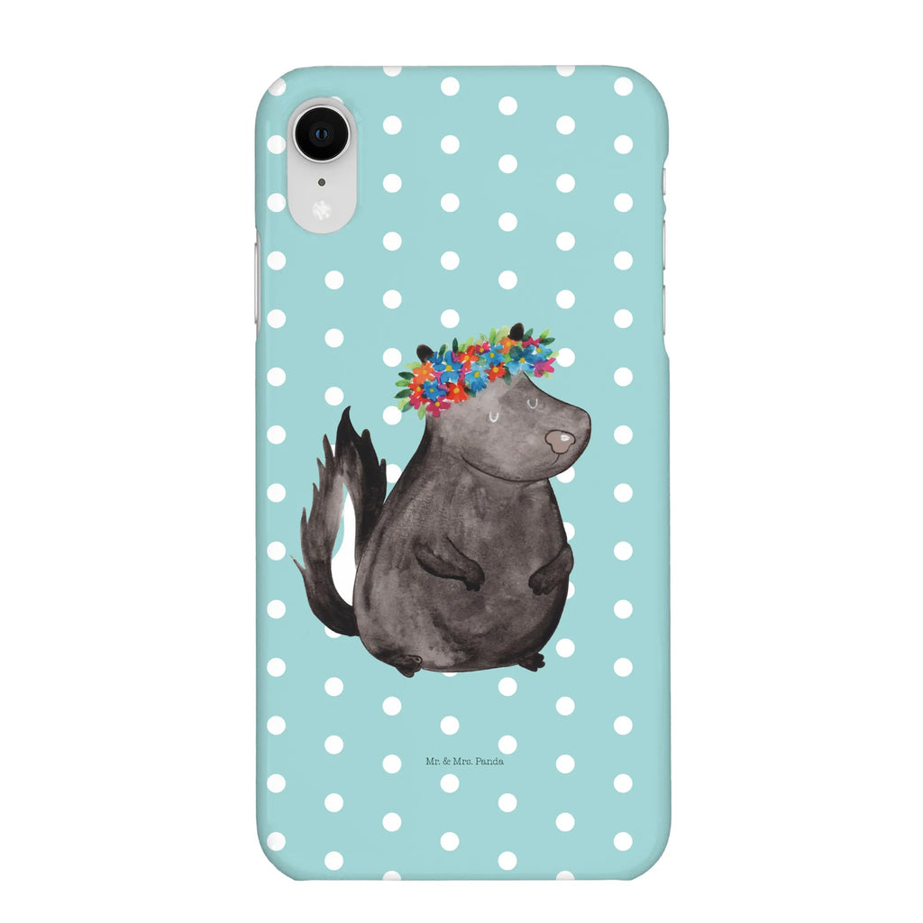 Handyhülle Stinktier Mädchen Cover, Hülle, Handy Case, Iphone 10, Handycover, Handyhülle, Iphone X, Handy, Stinktier, Skunk, Stinker, Namaste, Wildtier, Yoga, Raubtier, Stinki