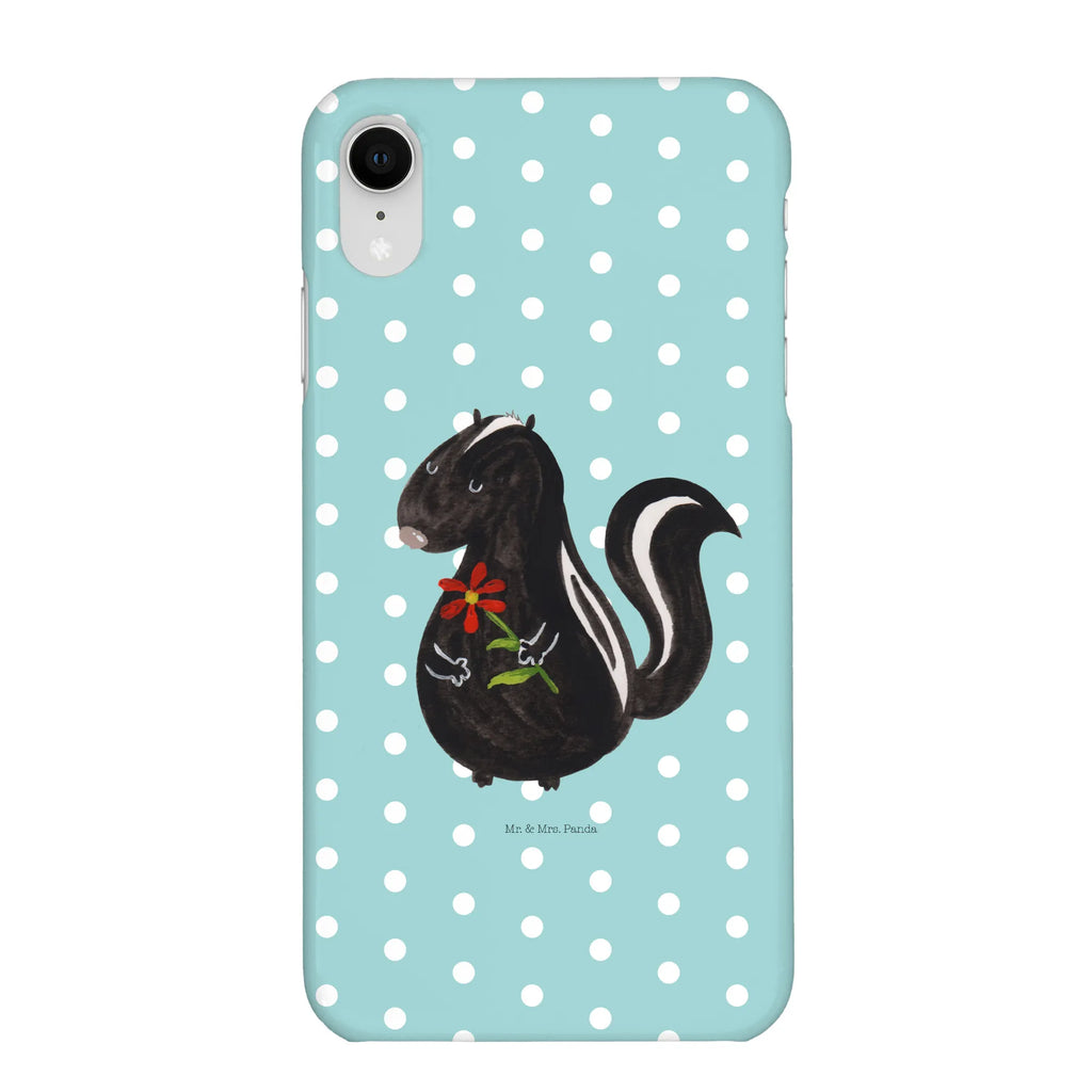 Handyhülle Stinktier Blume Handy Case, Handy, Handycover, Hülle, Iphone X, Handyhülle, Cover, Iphone 10, Stinktier, Skunk, Verträumt, Stinki, Dreams, Träume, Stinker, Tagträumer, Raubtier, Wildtier