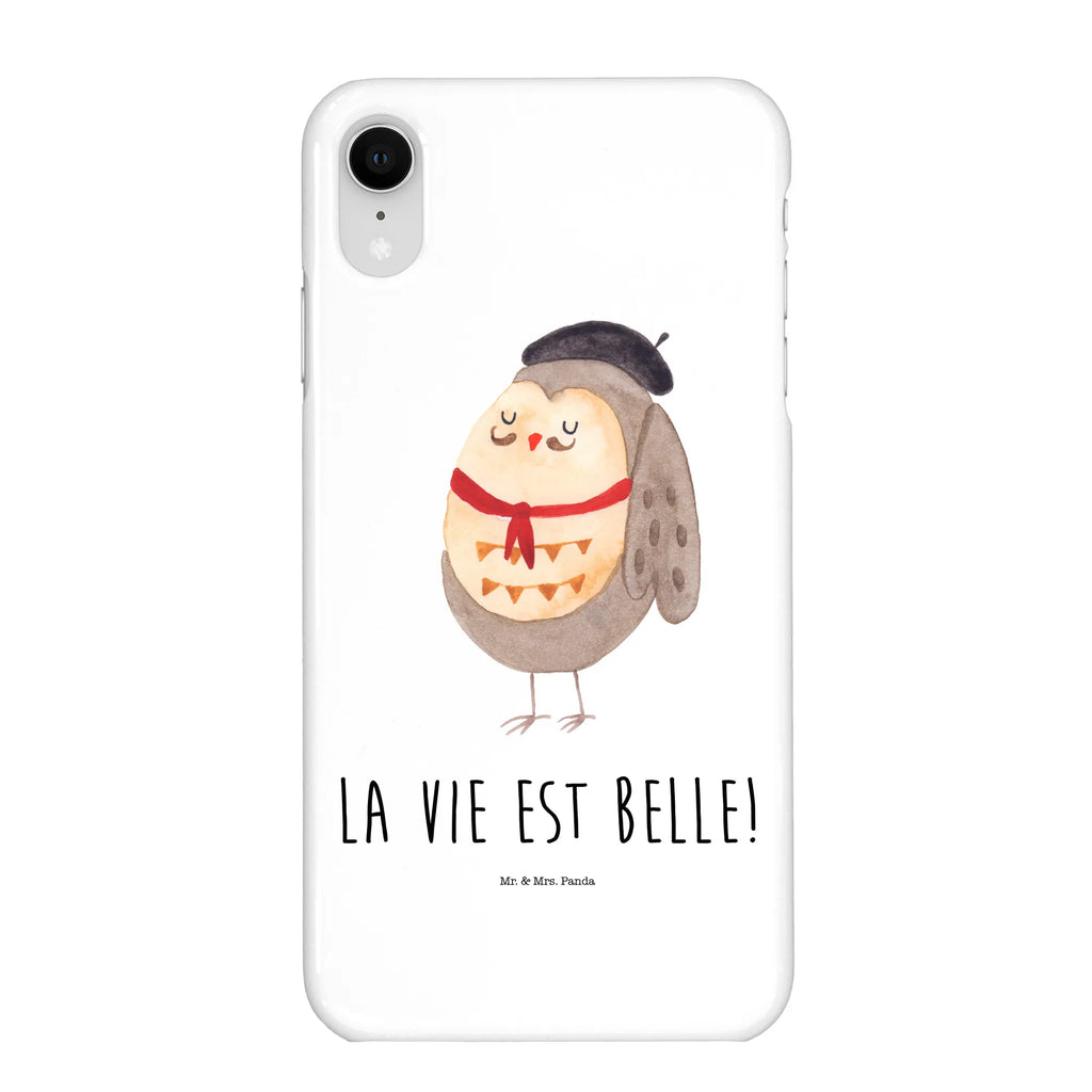 Etui na iPhone 10 sowa Francja Handyhülle, Handy Case, Iphone 10, Hülle, Iphone X, Handycover, Handy, Cover, Eule, Frankreich, Eulen, La Vie Est Belle, Spruch Französisch, Hibou, Spruch schön, Eule Deko, Das Leben Ist schön, Owl