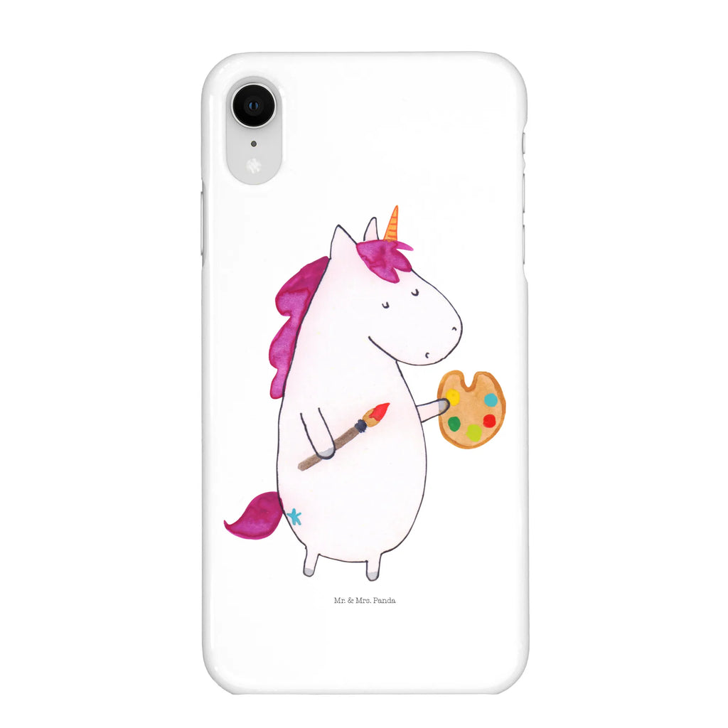 Handyhülle Einhorn Künstler Handyhülle, Hülle, Cover, Handy Case, Iphone X, Handycover, Handy, Iphone 10, Unicorn, Einhorn, Einhorn Deko, Einhörner, Maler, Englisch, Farbe, Artist, Zeichnen, Welt, Geschenk, Malen, Stift, Künstler, Pinsel