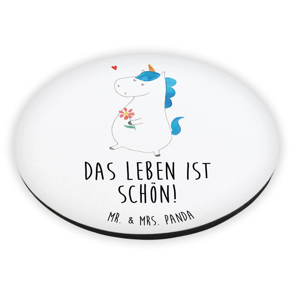 Okrągły magnes Jednorożec spacer Jednorożec, jednorożce, dekoracje jednorożca, jednorożec