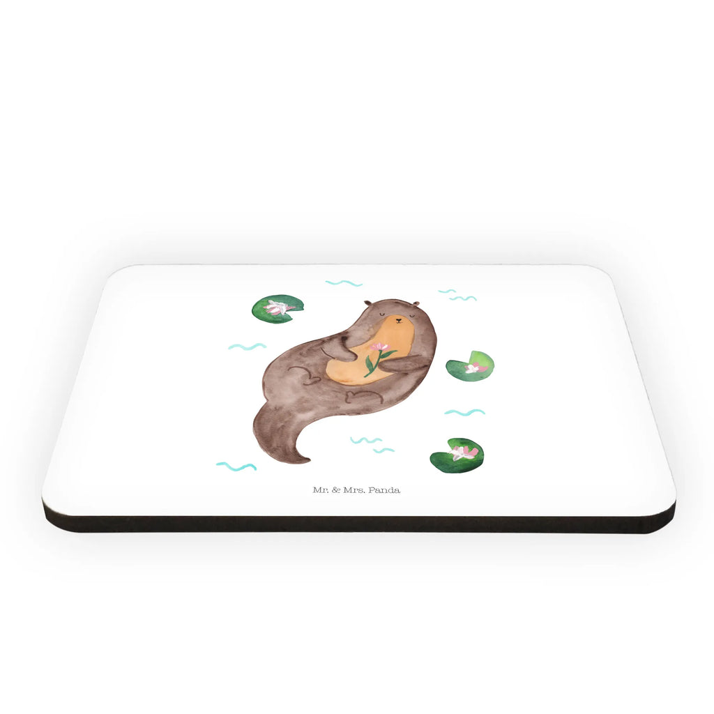 Magnet Otter mit Seerose Kühlschrankmagnet, Notiz Magnet, Kühlschrank Dekoration, Whiteboard Magnet, Dekomagnet, Souvenir Magnet, Pinnwandmagnet, Motivmagnete, Otter, Fischotter, Seeotter, Otter Seeotter See Otter