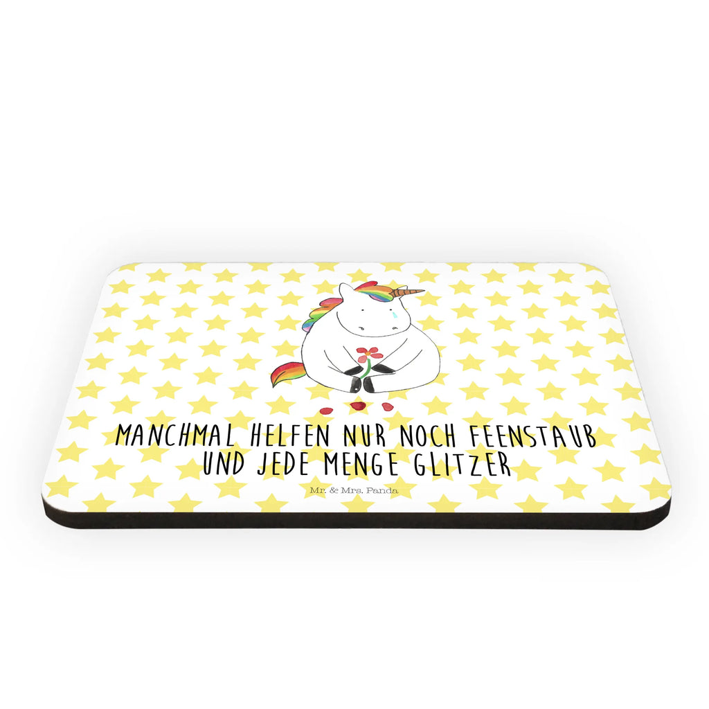 Magnet unicorn Sad calendar magnet, refrigerator magnet, office magnet, refrigerator magnets, magnetic board, magnet, unicorn, unicorns, glitter, consoling, Friendship, grief, greeting card, love, Unicorn, friends, flower