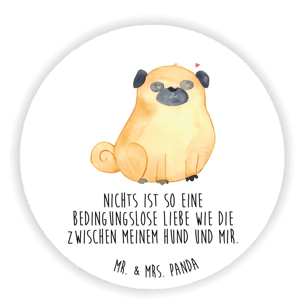 Okrągły magnes Mops Kühlschrankmagnet, Lustige Sprüche, Tierliebhaber, Haustier, Hundemotiv, Hund, Sprüche, Hundebesitzer, Hunderasse, Mops, Liebe, Hundeliebe