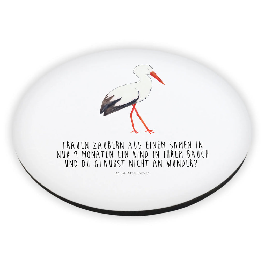 Round magnet Stork Kühlschrankmagnet, kühlschrankmagnete, rundmagnet, magnete, Lustige Sprüche, Tiere, Tiermotive, Gute Laune, Mutter, Baby, Mutter Werden, Schwanger, Babybauch, Schwangerschaft, Storch, Geburt, Mütter, Störche