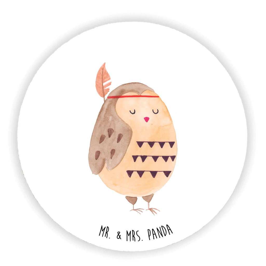 Okrągły magnes sowa Ozdoba z piór Kühlschrankmagnet, rundmagnet, kühlschrankmagnete, magnete, Eule, Owl, Das Leben Ist Ein Abenteuer, Dekoration, Reisespruch, Eule Deko, Federschmuck