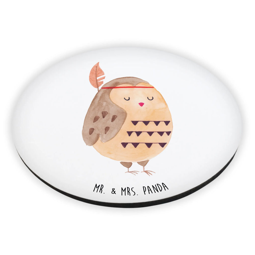 Okrągły magnes sowa Ozdoba z piór Kühlschrankmagnet, rundmagnet, kühlschrankmagnete, magnete, Eule, Owl, Das Leben Ist Ein Abenteuer, Dekoration, Reisespruch, Eule Deko, Federschmuck