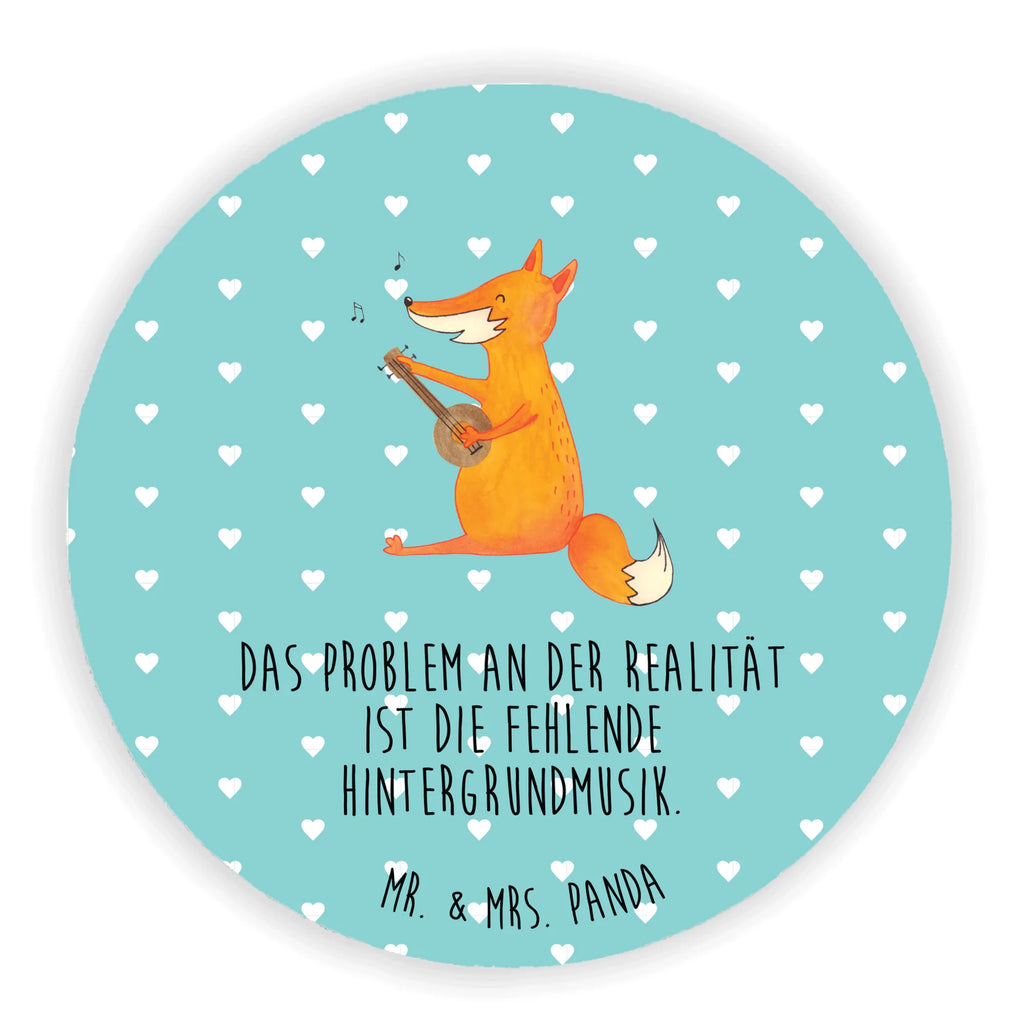 Rund Magnet Fuchs Gitarre Kühlschrankmagnet, rundmagnet, kühlschrankmagnete, magnete, Fuchs, Gitarre, Musik Spruch, Sängerin, Musikerin, Sänger, Füchse, Geschenk Musiker