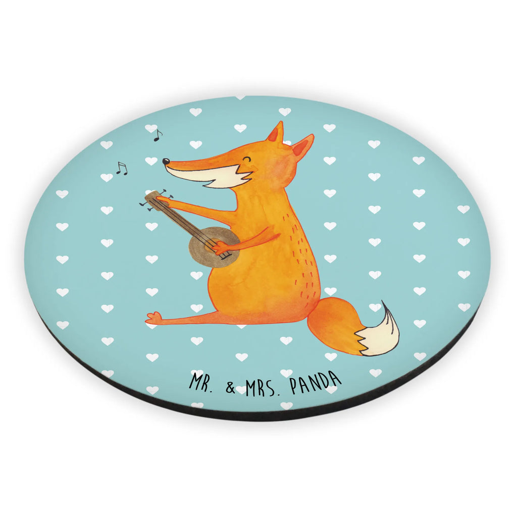 Rund Magnet Fuchs Gitarre Kühlschrankmagnet, rundmagnet, kühlschrankmagnete, magnete, Fuchs, Gitarre, Musik Spruch, Sängerin, Musikerin, Sänger, Füchse, Geschenk Musiker