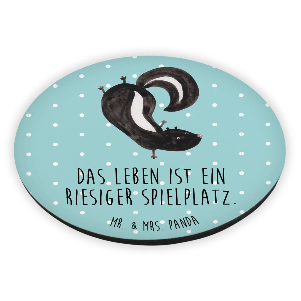 Rund Magnet Stinktier Handstand Notiz Magnet, Motivmagnete, Souvenir Magnet, Pinnwandmagnet, Whiteboard Magnet, Kühlschrankmagnet, Dekomagnet, Kühlschrank Dekoration, Stinktier, Skunk, Wildtier, Stinki, Kind, Raubtier, Stinker, verpielt, Spielplatz