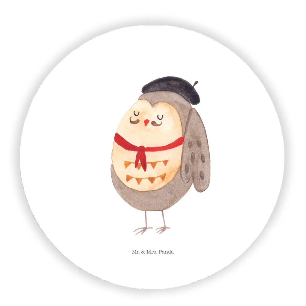 Okrągły magnes sowa Francja rundmagnet, magnete, kühlschrankmagnete, Kühlschrankmagnet, Eule, Hibou, La Vie Est Belle, Owl, Eulen, Das Leben Ist schön, Eule Deko, Frankreich, Spruch Französisch, Spruch schön