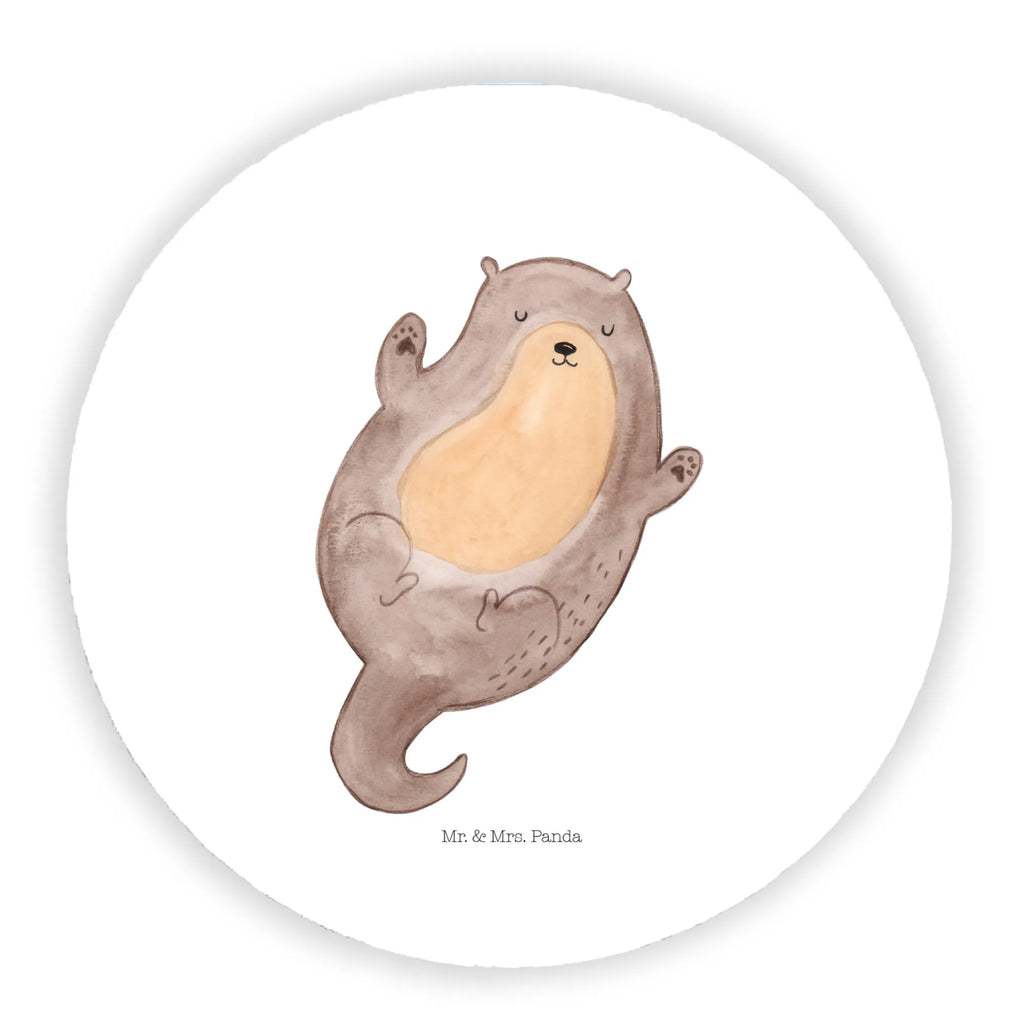 Round magnet otter Embrace Kühlschrankmagnet, magnete, kühlschrankmagnete, rundmagnet, Otter, Fischotter, Seeotter, Otter Seeotter See Otter