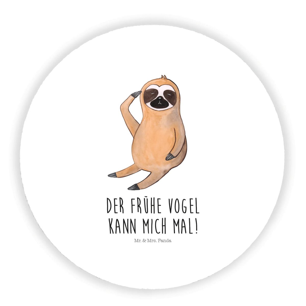Round magnet sloth Bird magnetic board, office magnet, magnet, calendar magnet, refrigerator magnet, refrigerator magnets, Sloth, sloth, trend animal, favourite animal, lazy, the early bird, morning grumbler, early bird, early riser