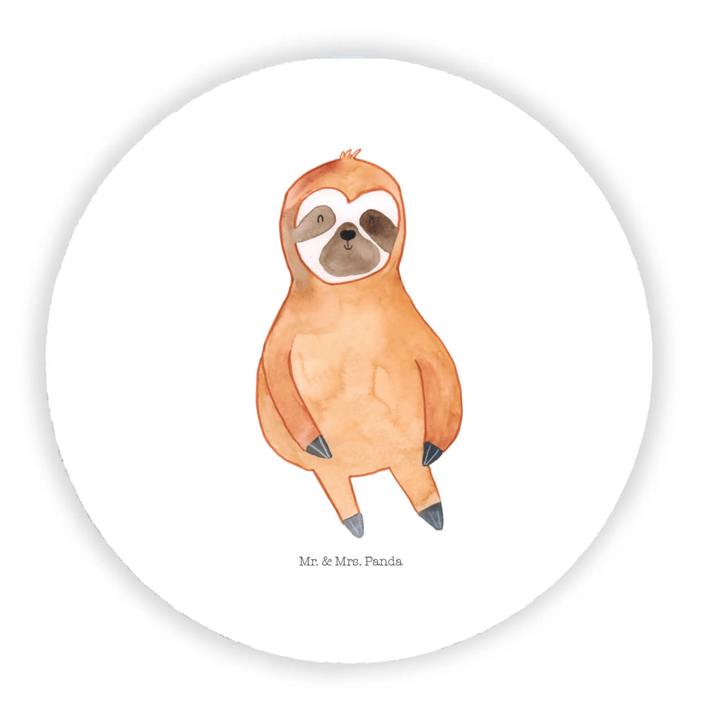 Round magnet sloth Satisfied Kühlschrankmagnet, rundmagnet, magnete, kühlschrankmagnete, Faultier, Faultier Geschenk, Faultier Deko, Glück, Zufrieden, Lieblingstier, faul, Faultiere, Relaxen, Ruhe, Zufriedenheit, Pause, Gelassenheit, glücklich, Frieden, Happy