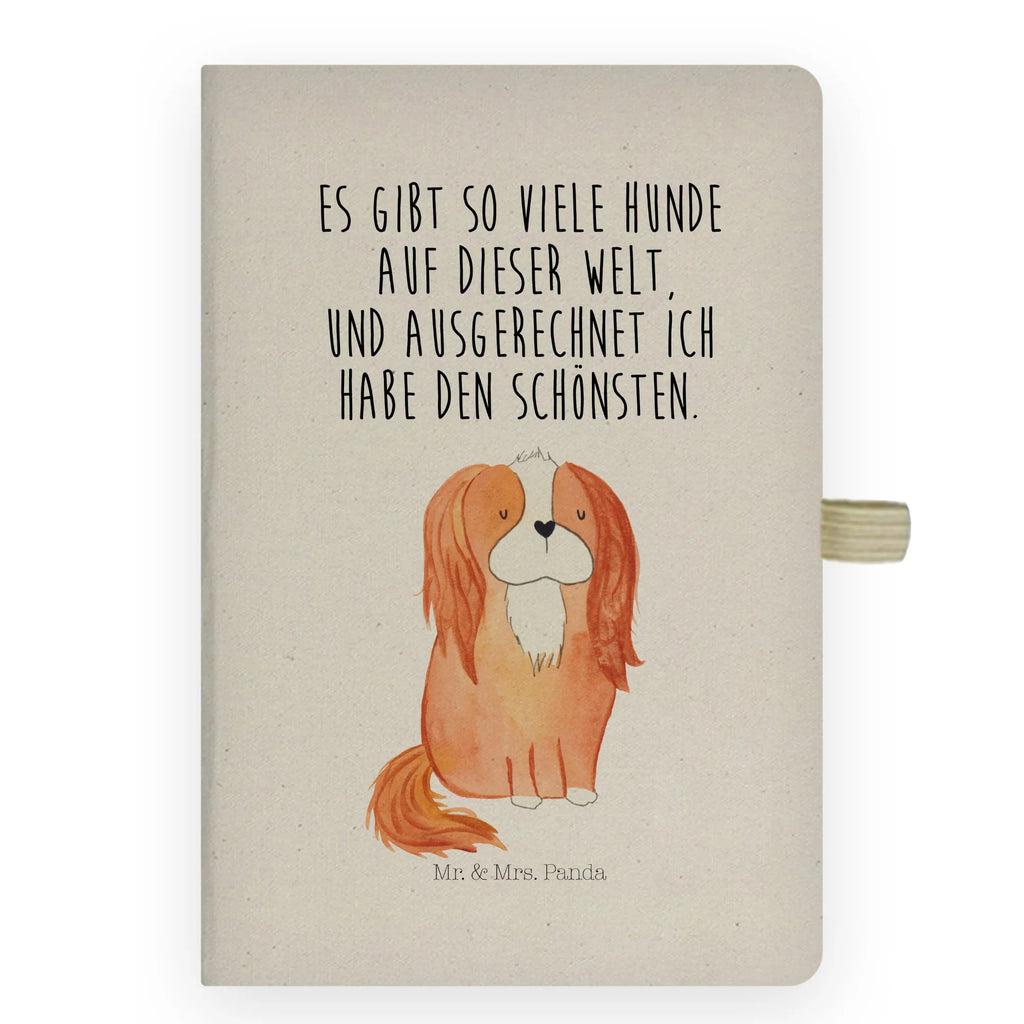 Cotton notebook Dog Cavalier King Charles Spaniel writing book, entry book, notepad, sketchbook, notes, diary, journal, notebook, address book, dog, mutt, hound, woof, dog mama, dog breed, love dogs, love for dogs, dog decorative items, bag with dog print, funny gifts for dog owners, what do you give a dog lover, Christmas gifts for dogs, gifts for dogs, dog sayings, Spaniel, Cavalier King Charles Spaniel, Sayings, most beautiful dog, Dog, Cocker Spaniel