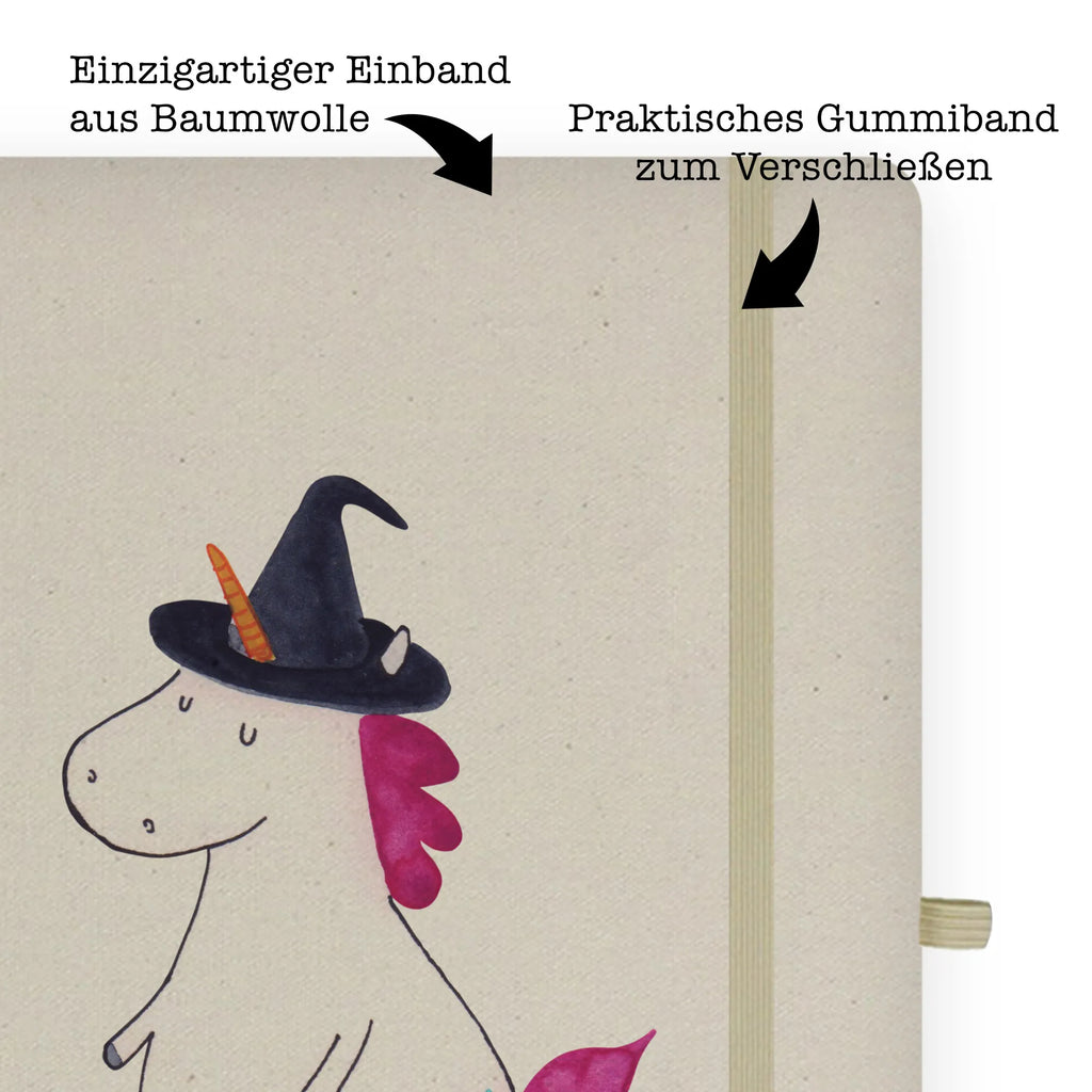 Bawełniany notatnik DIN A4 jednorożec Czarownica Jednorożec, jednorożce, dekoracje jednorożca, jednorożec