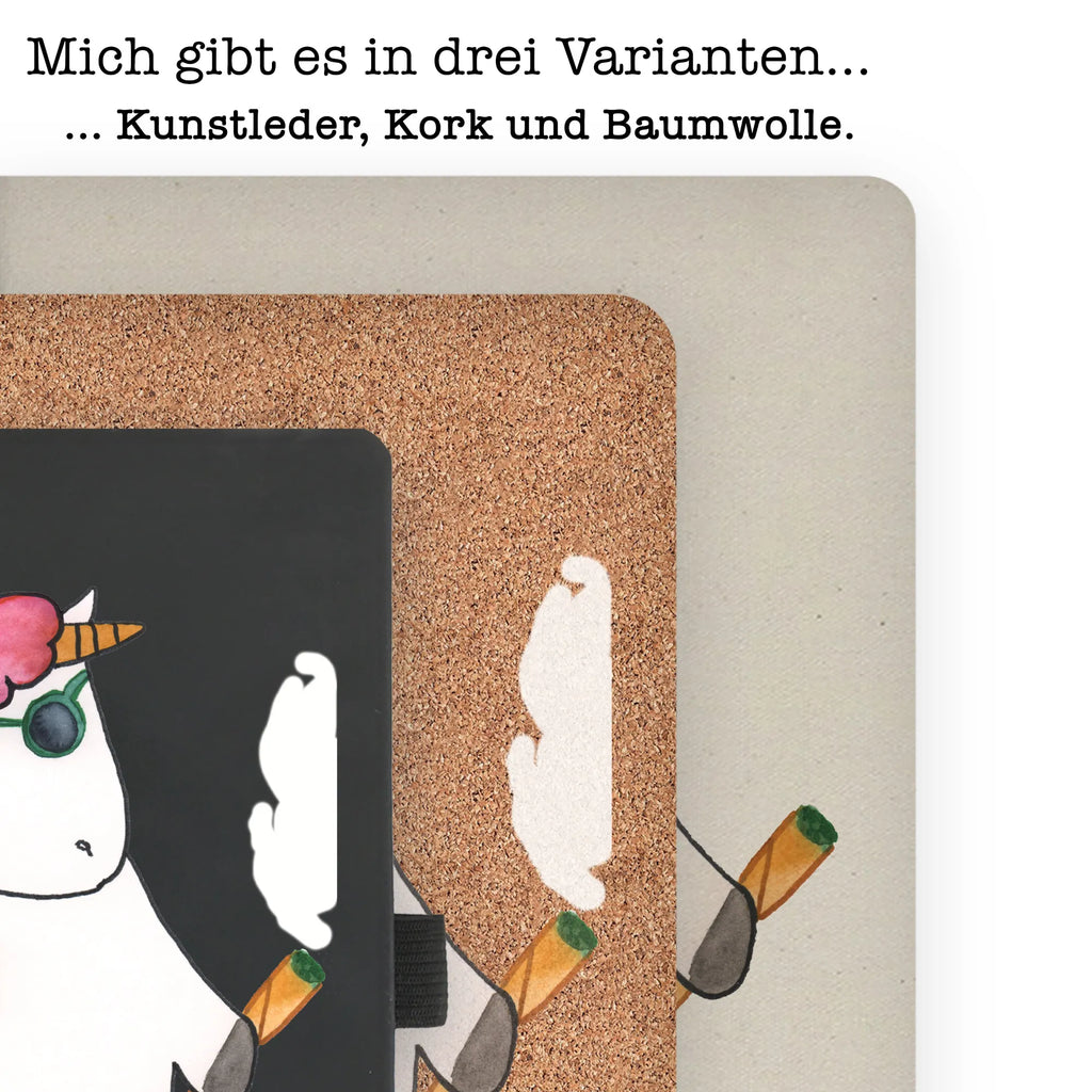 Cotton notebook unicorn Woodstock notebook, writing book, entry book, diary, notepad, notes, journal, address book, sketchbook, unicorn, unicorns, witty, woodstock, smoking, present friend, smoke, joint, cigarette, Unicorn, Funny, alcohol, birthday gift, party, fun
