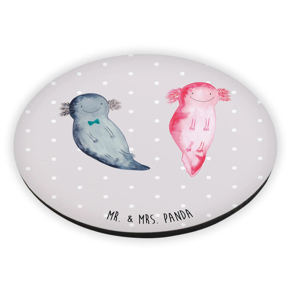 Rund Magnet Axolotl Axel+Lotte Kühlschrankmagnet, rundmagnet, kühlschrankmagnete, magnete, Axolotl, Molch, Valentinstag, Große Liebe, Verlobter, Ehemann, Jahrestag, Freund, Liebe, Schwanzlurch, Axolot, Lurche, Liebesbeweis, Lurch