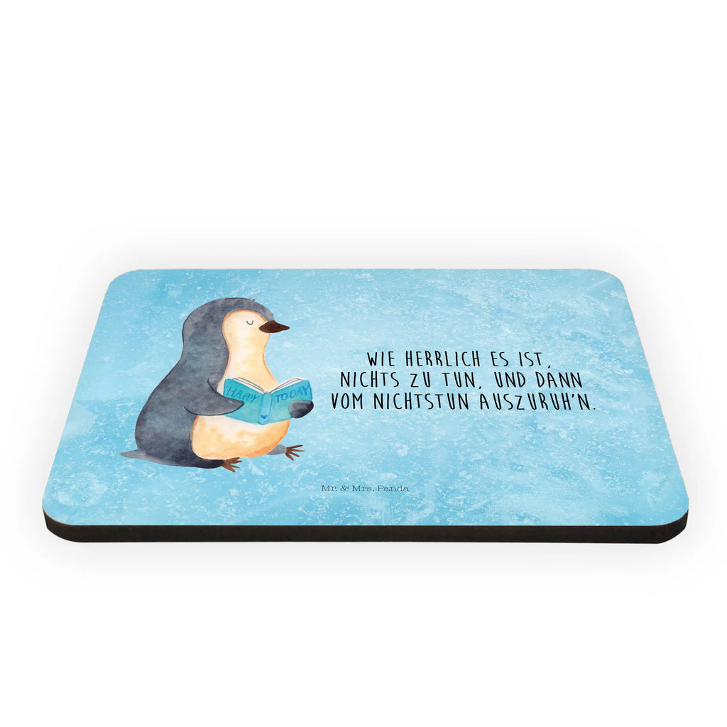 Magnes pingwin książka Kühlschrankmagnet, Motivmagnete, Pinnwandmagnet, Whiteboard Magnet, Notiz Magnet, Souvenir Magnet, Kühlschrank Dekoration, Dekomagnet, Pinguin, Buch, Pinguine, Bücherwurm, Urlaub, Freizeit, Ferien, Lesen, Nichtstun, Faulenzen