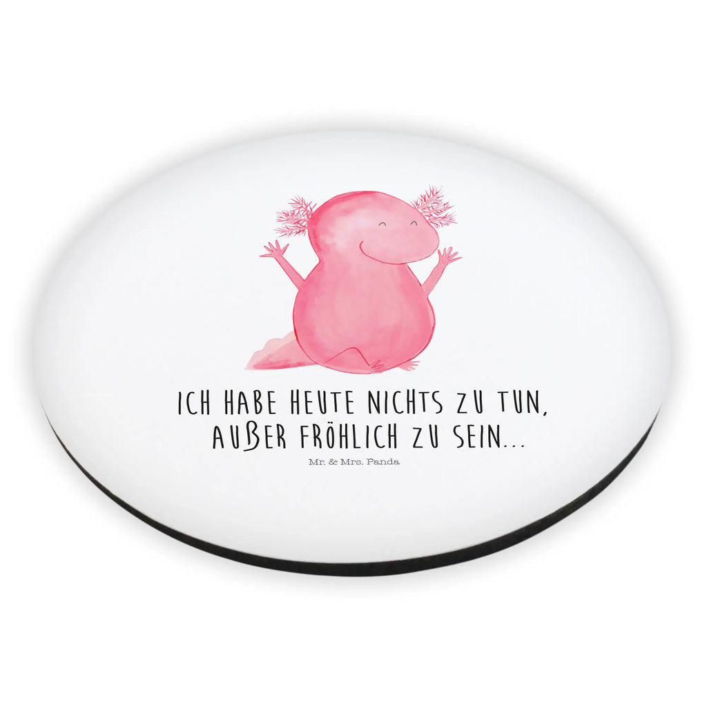 Okrągły magnes Axolotl Hurra Axolotl, Molch