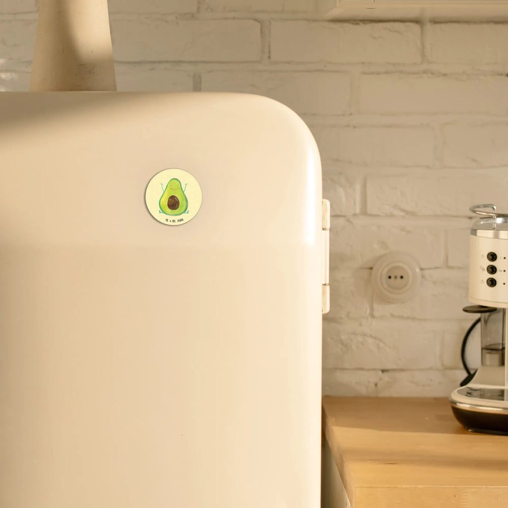 Round magnet avocado Happy calendar magnet, refrigerator magnets, office magnet, refrigerator magnet, magnet, magnetic board, avocado, vegetables, Avocado, chaos