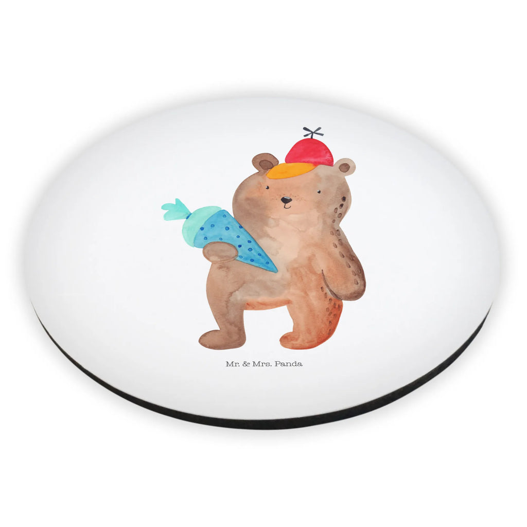Okrągły magnes Niedźwiedź Torebka szkolna Pinnwandmagnet, Dekomagnet, Notiz Magnet, Kühlschrankmagnet, Whiteboard Magnet, Kühlschrank Dekoration, Souvenir Magnet, Motivmagnete, Bär, Teddy, Teddybär, Grundschule, Schulbeginn, Schultüte, Schulanfang, Bär Motiv, Schule Geschenk, Erster Schultag Geschenk, Einschulung Geschenk