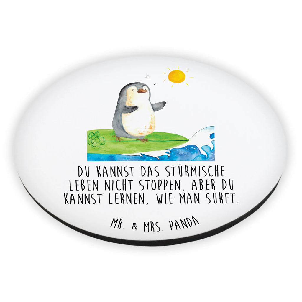 Rund Magnet Pinguin Surfer kühlschrankmagnete, magnete, rundmagnet, Kühlschrankmagnet, Pinguin, Wellen Reiten, Surfer, Wellen, Pinguine, Surfen, Hawaii, Portugal, Urlaub