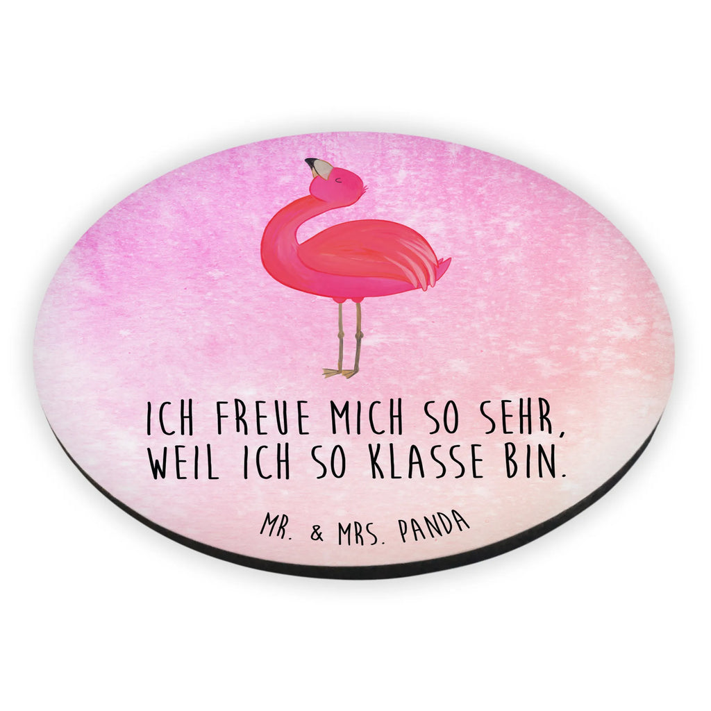 Okrągły magnes Flamingo Duma magnete, rundmagnet, kühlschrankmagnete, Kühlschrankmagnet, Flamingo, Mama, Freundin, Beste Freundin, Selbstakzeptanz, Freude, Schwester, Tochter, Selbstliebe, Stolz