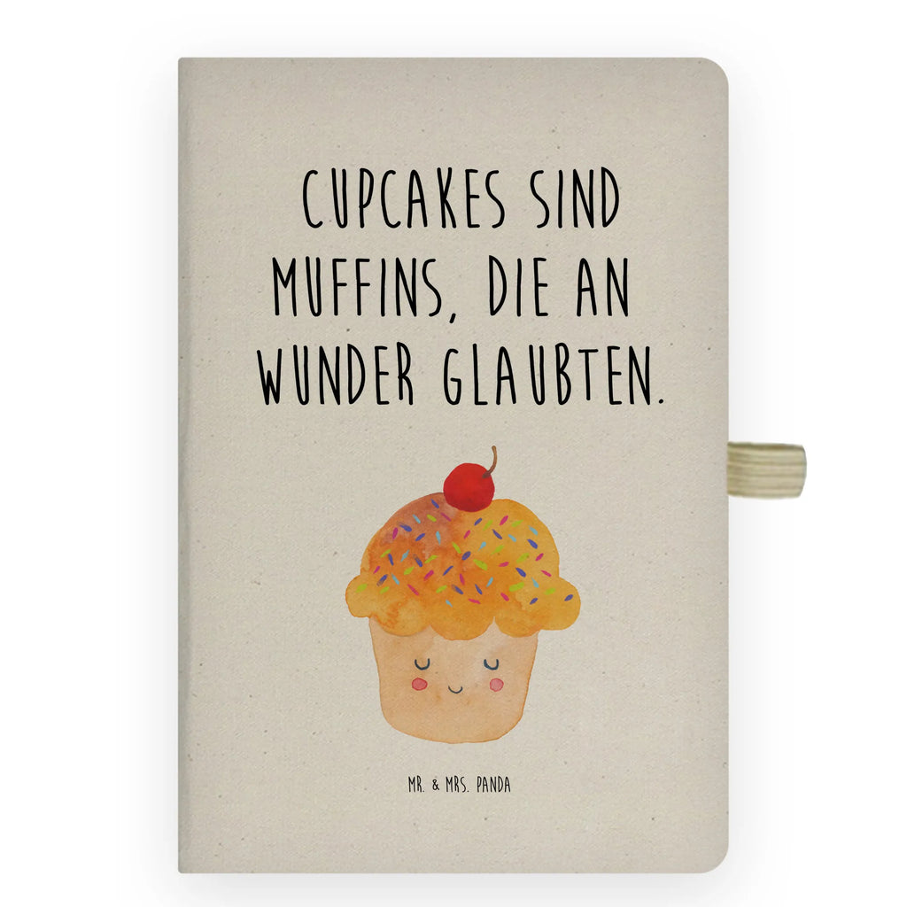 Bawełniany notatnik DIN A4 Babeczka Motywy zwierzęce, dobra energia, zabawne powiedzonka, zwierzęta