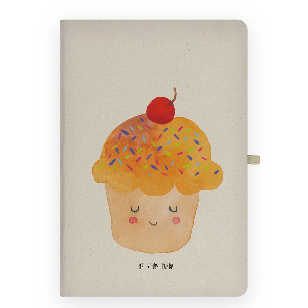 Bawełniany notatnik DIN A4 Babeczka Motywy zwierzęce, dobra energia, zabawne powiedzonka, zwierzęta