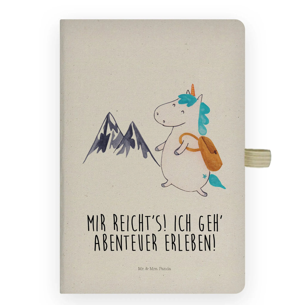Cotton notebook unicorn climber notebook, writing book, diary, sketchbook, notepad, address book, entry book, notes, journal, unicorn, unicorns, vacation, english, adventure, travel, world trip, world traveler, adventurer, explorer, mountaineer, Einhorn, mountains