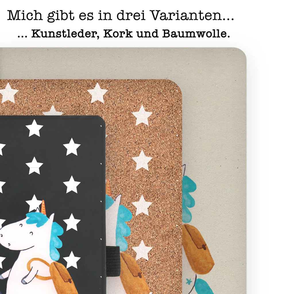 Cotton notebook unicorn climber notebook, writing book, diary, sketchbook, notepad, address book, entry book, notes, journal, unicorn, unicorns, vacation, english, adventure, travel, world trip, world traveler, adventurer, explorer, mountaineer, Einhorn, mountains