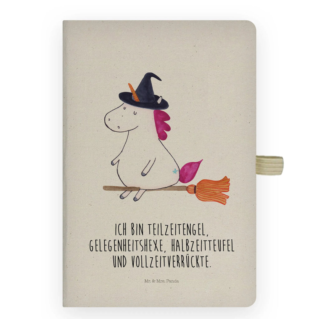 Bawełniany notatnik DIN A4 jednorożec Czarownica Jednorożec, jednorożce, dekoracje jednorożca, jednorożec