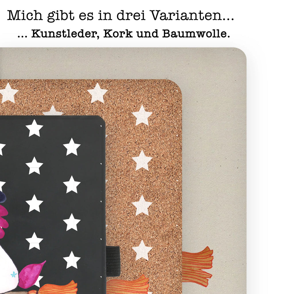 Bawełniany notatnik DIN A4 jednorożec Czarownica Jednorożec, jednorożce, dekoracje jednorożca, jednorożec