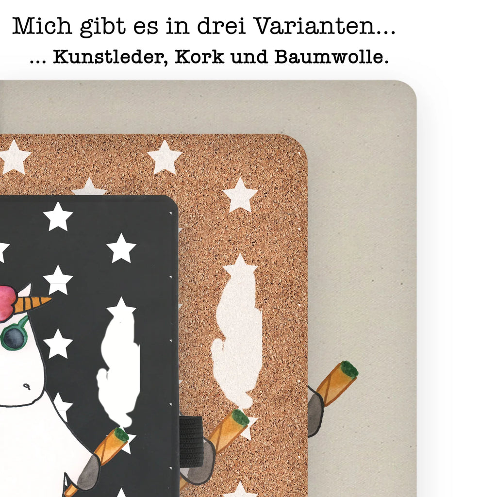 Cotton notebook unicorn Woodstock notebook, writing book, entry book, diary, notepad, notes, journal, address book, sketchbook, unicorn, unicorns, witty, woodstock, smoking, present friend, smoke, joint, cigarette, Unicorn, Funny, alcohol, birthday gift, party, fun