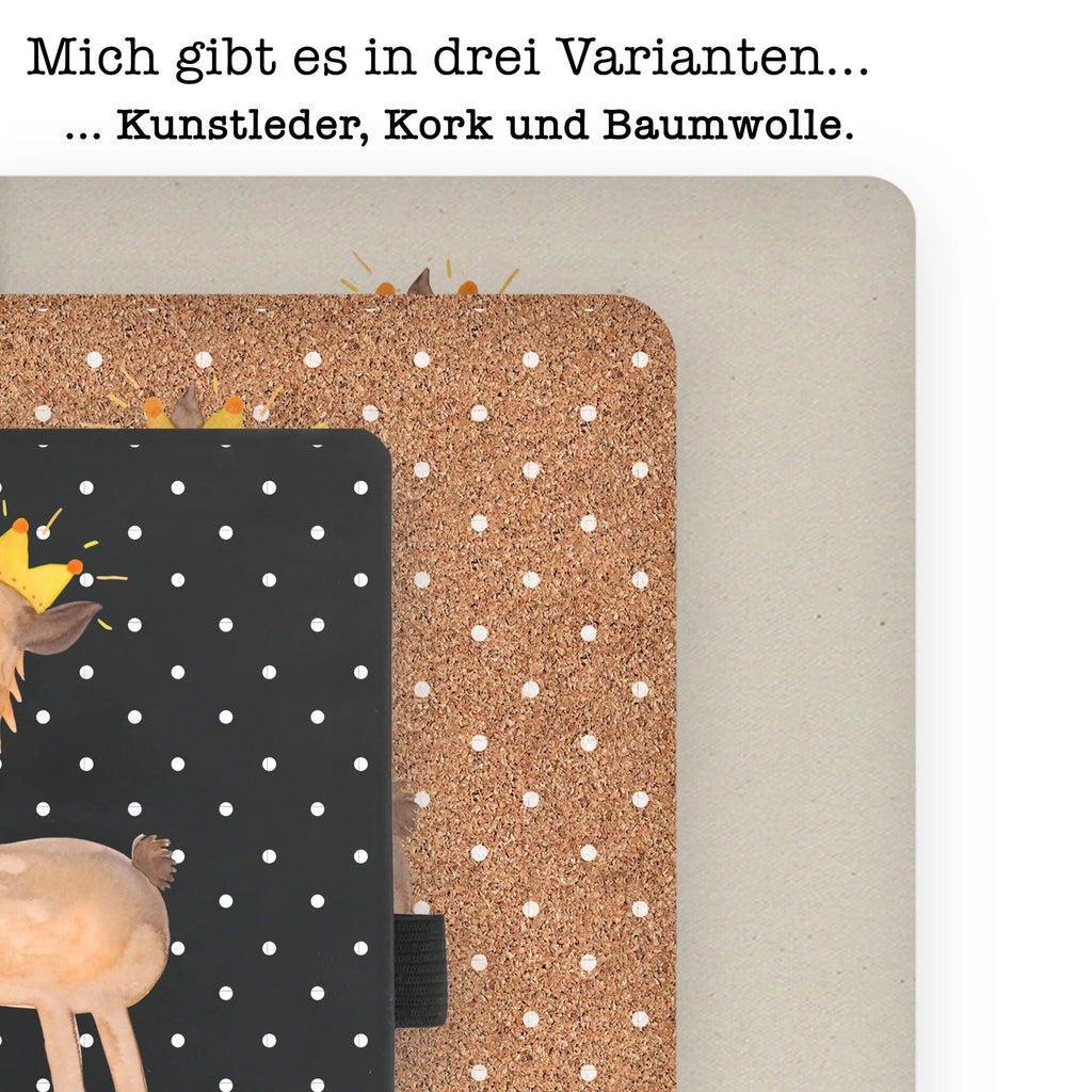 Bawełniany notatnik DIN A4 lama Król Lama, Alpaka