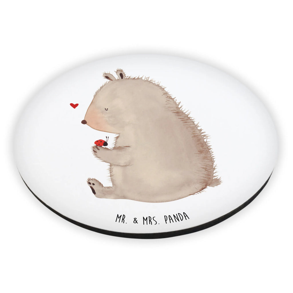Rund Magnet Bär Marienkäfer Notiz Magnet, Kühlschrankmagnet, Dekomagnet, Pinnwandmagnet, Motivmagnete, Whiteboard Magnet, Souvenir Magnet, Kühlschrank Dekoration, Bär, Teddy, Teddybär, Liebe, Motivation, Freiheit, Marienkäfer, Das Leben ist schön